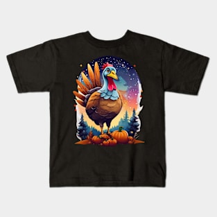 Thanksgiving turkey Kids T-Shirt